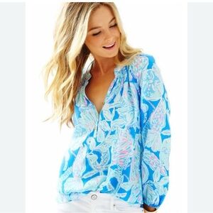 Lilly Pulitzer Silk Top